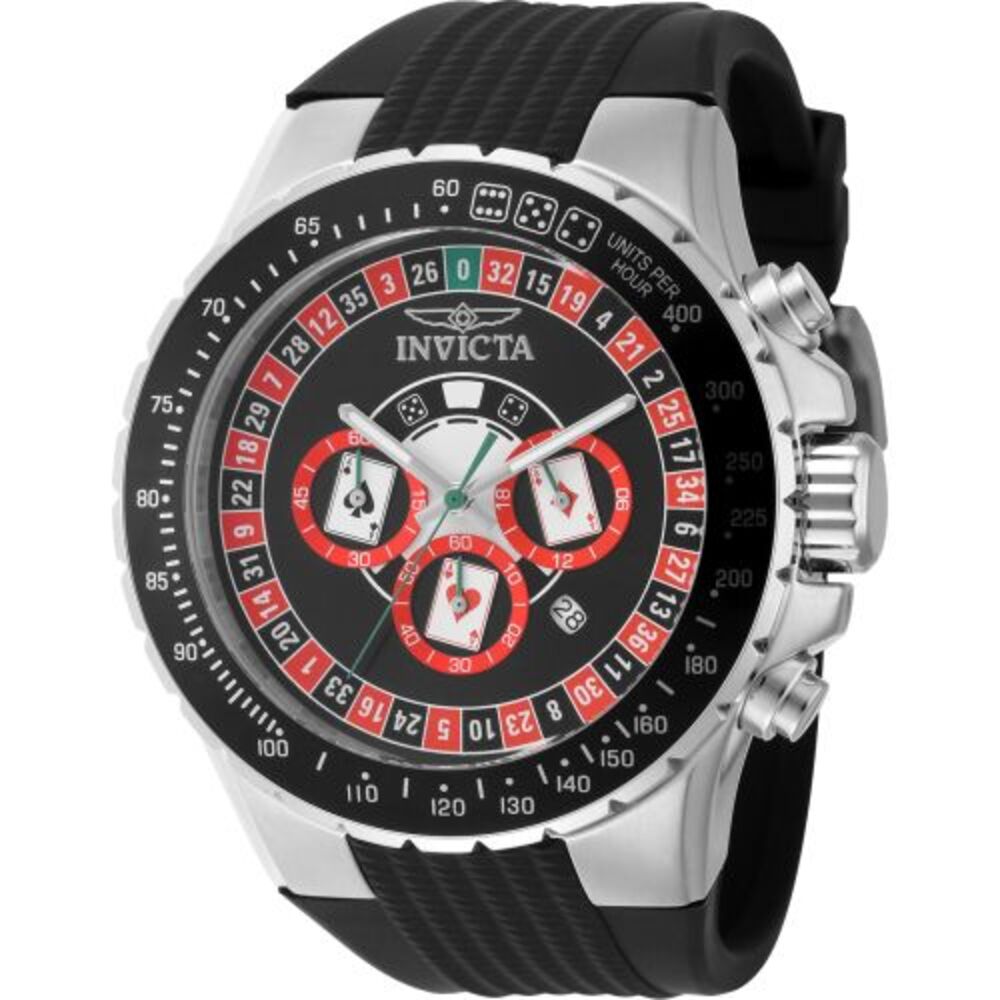 Invicta Men's Aviator Black Dial Watch - 49850